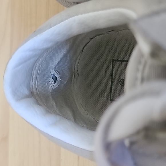 Vans Old Skool Sneakers Womens 7.5 Mens 6 Light Gray / Soft White - Picture 9 of 10